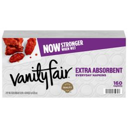 Vanity Fair Napkins, 80 2-Ply Paper Napkins (4 oz)