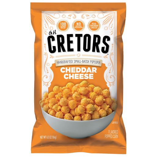 GH Cretors Flavored Popped Corn, Cheddar Cheese (5 25 oz)