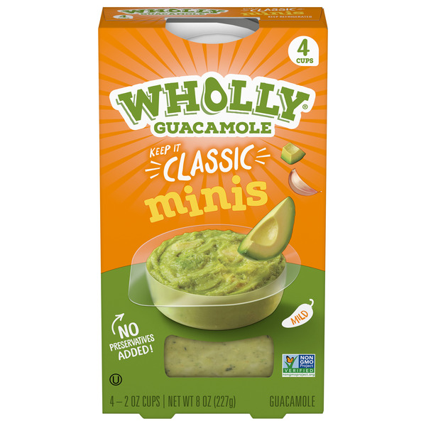 Wholly Guacamole Classic Minis 4-Pack, .5 LB (2 oz)