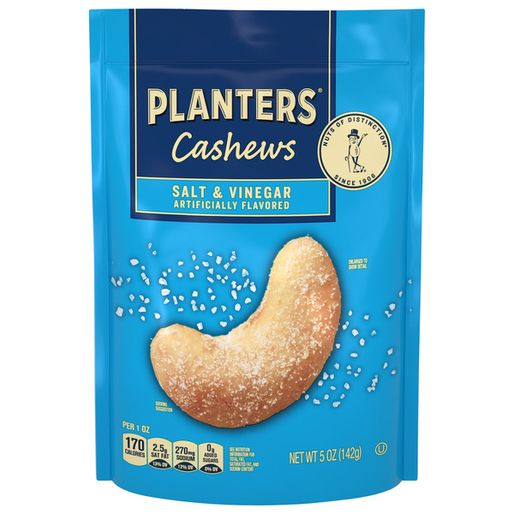 Planters Cashew Salt &amp; Vinegar 5oz. Bag, 5 OZ (8 oz)