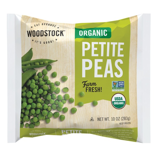 WOODSTOCK Organic Petite Peas (10 oz)