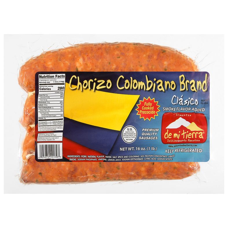 Mi Tierra Sausages, Chorizo Colombiano Brand