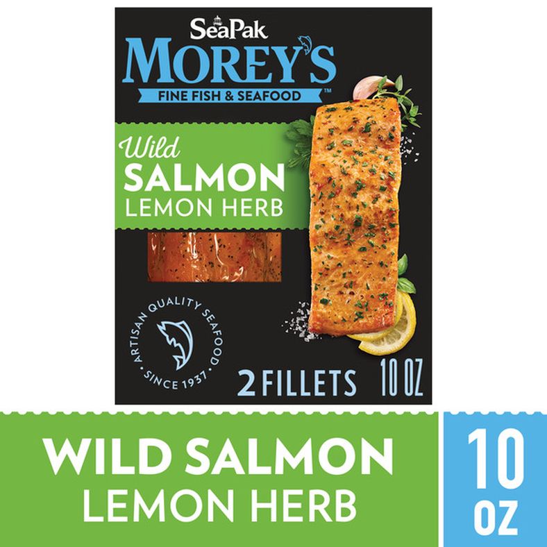 Morey's
 Wild Salmon Lemon Herb, 2 Pack