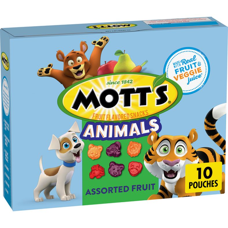 Mott’s Gluten Free Animals Assorted Fruit Flavored Snacks