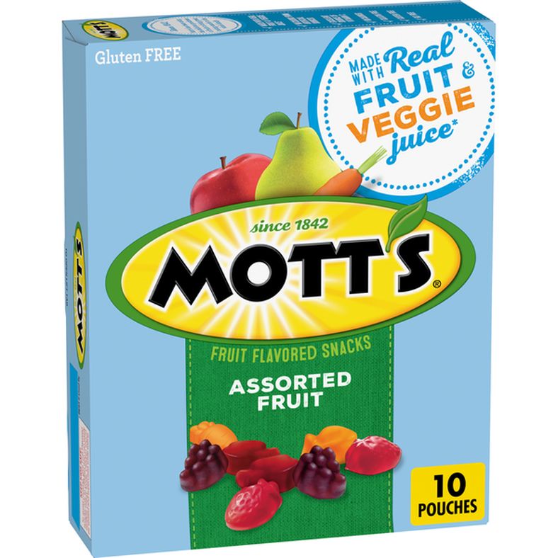 Mott’s Gluten Free Assorted Fruit Flavored Snacks