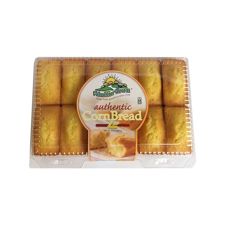 Muffin Town Authentic Cornbread Loaves-12 Pack