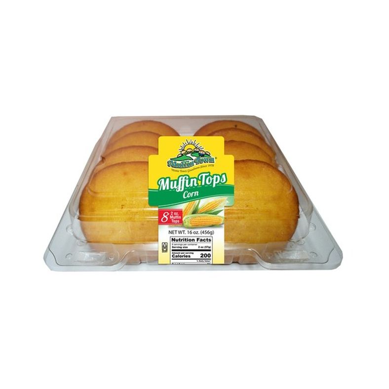 Muffin Town Corn Muffin Tops - 8 Pack