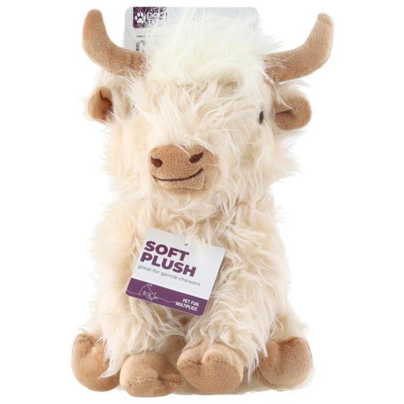 Multipet International Highland Cow Dog Toy