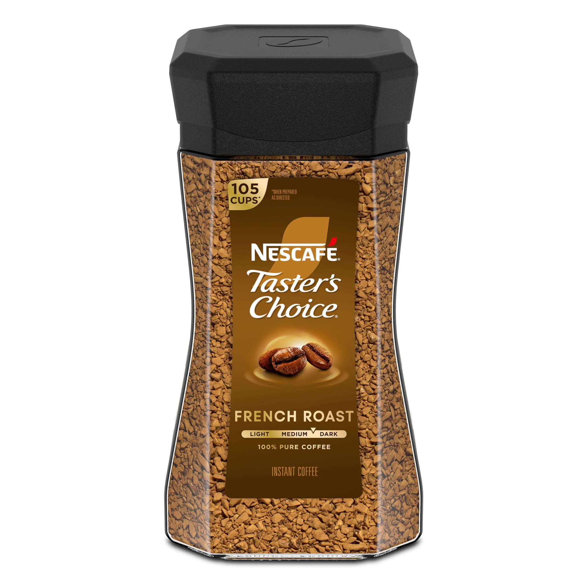 NESCAF Taster's Choice French Roast, Dark Roast Coffee, Instant Coffee, 7 oz, 1 Jar