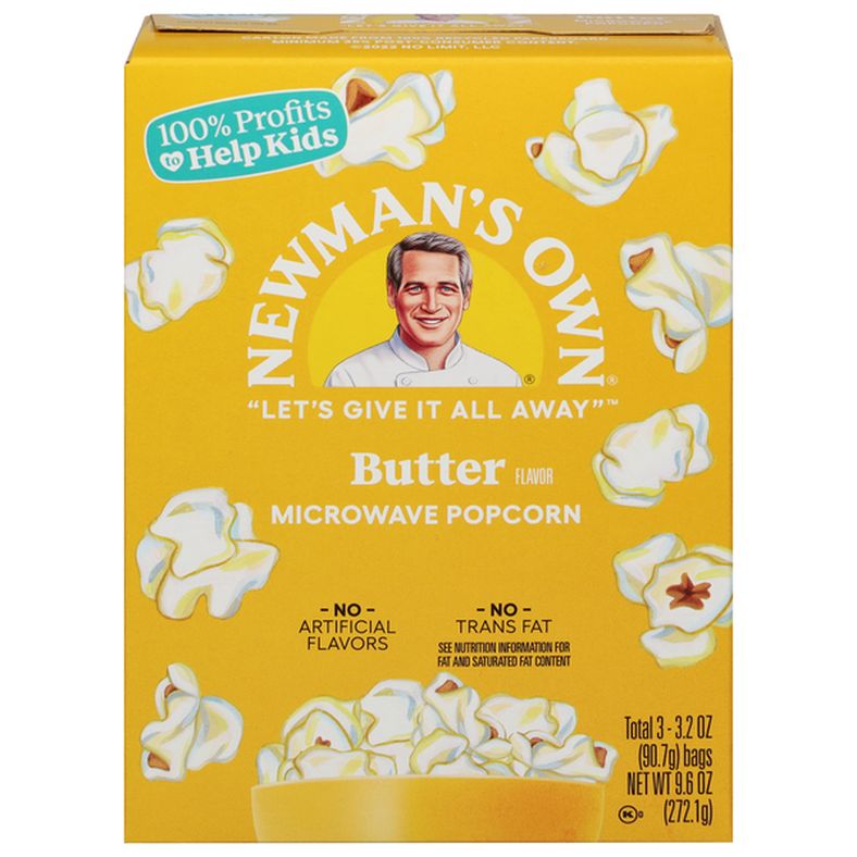Newman's Own Microwave Popcorn, Butter