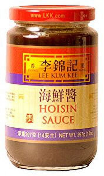 NineChef Bundle - Lee Kum Kee Hoisin Sauce 14-Ounce Jars (Pack of 3) + 1 NineChef Brand ChopStick