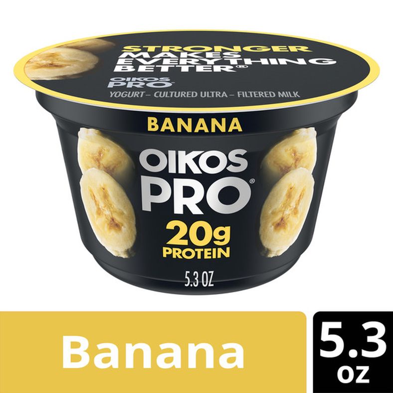 Oikos Pro Banana Yogurt-Cultured Ultra-Filtered Milk