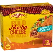 Old El Paso Stand 'N Stuff Bold Nacho Cheese Flavored Taco Shells, 10 Count, 5.4 oz