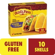 Old El Paso Stand 'N Stuff Taco Shells, Gluten Free, Meal Prep, 10 Count, 4.7 oz
