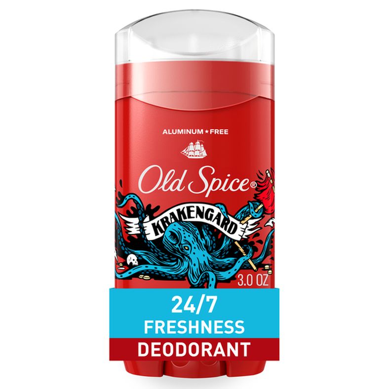 Old Spice Aluminum Free Deodorant for Men, Krakengard