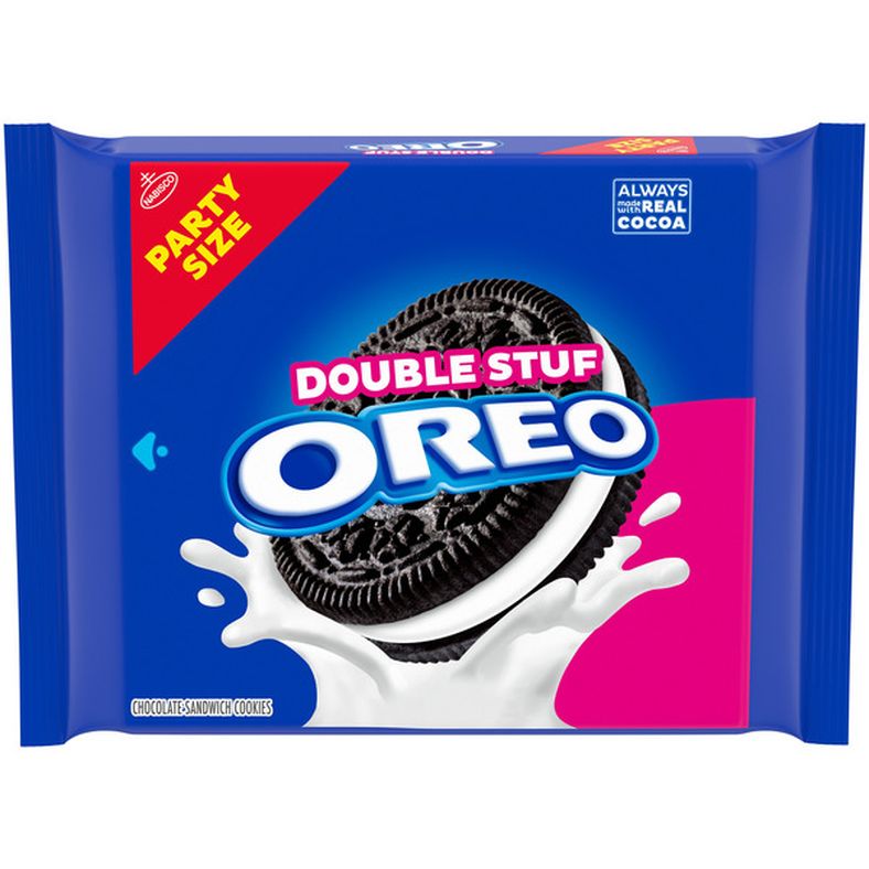 Oreo Double Stuf Chocolate Sandwich Cookies, Party Size 24.95 oz