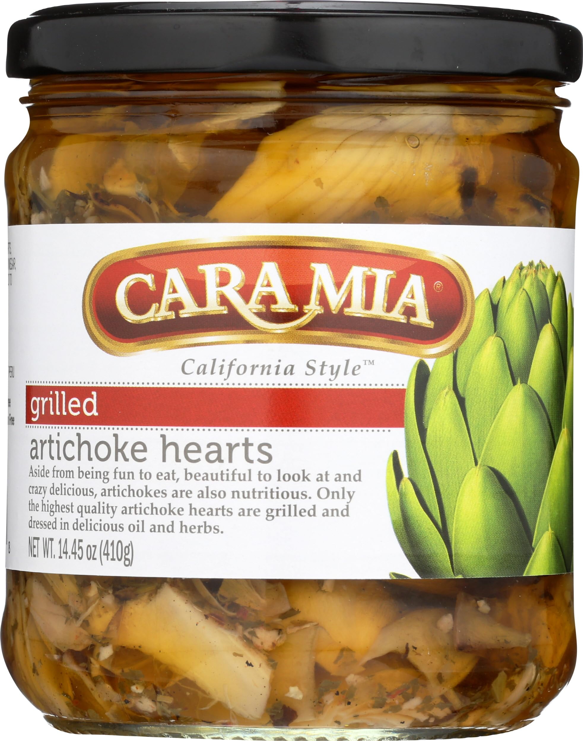 (Pack of 12) Cara Mia Grilled Artichoke Hearts 14.45 Oz