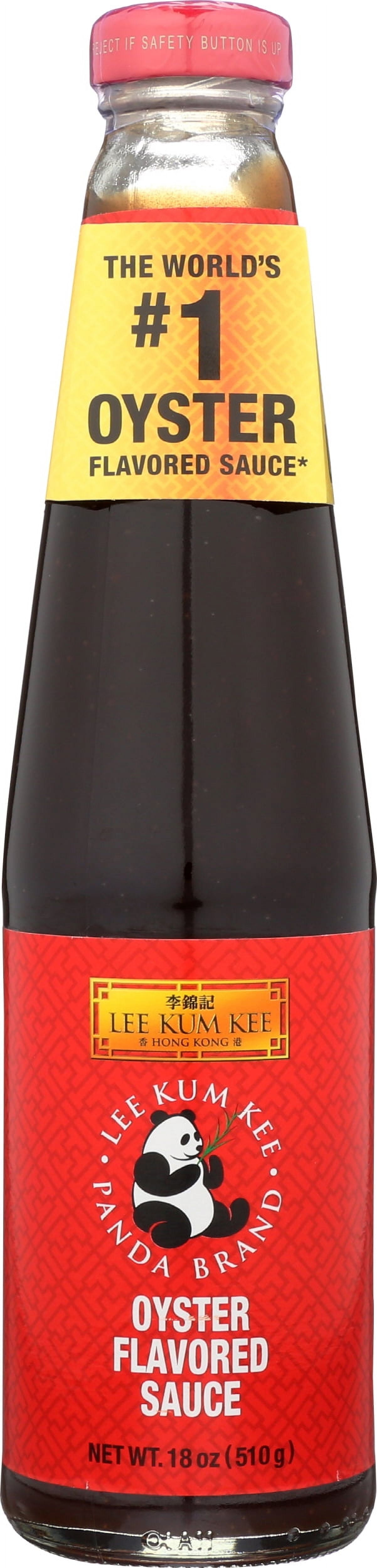 Pack of 12, Lee Kum Kee Panda Brand Oyster Flavored Sauce, 18 oz