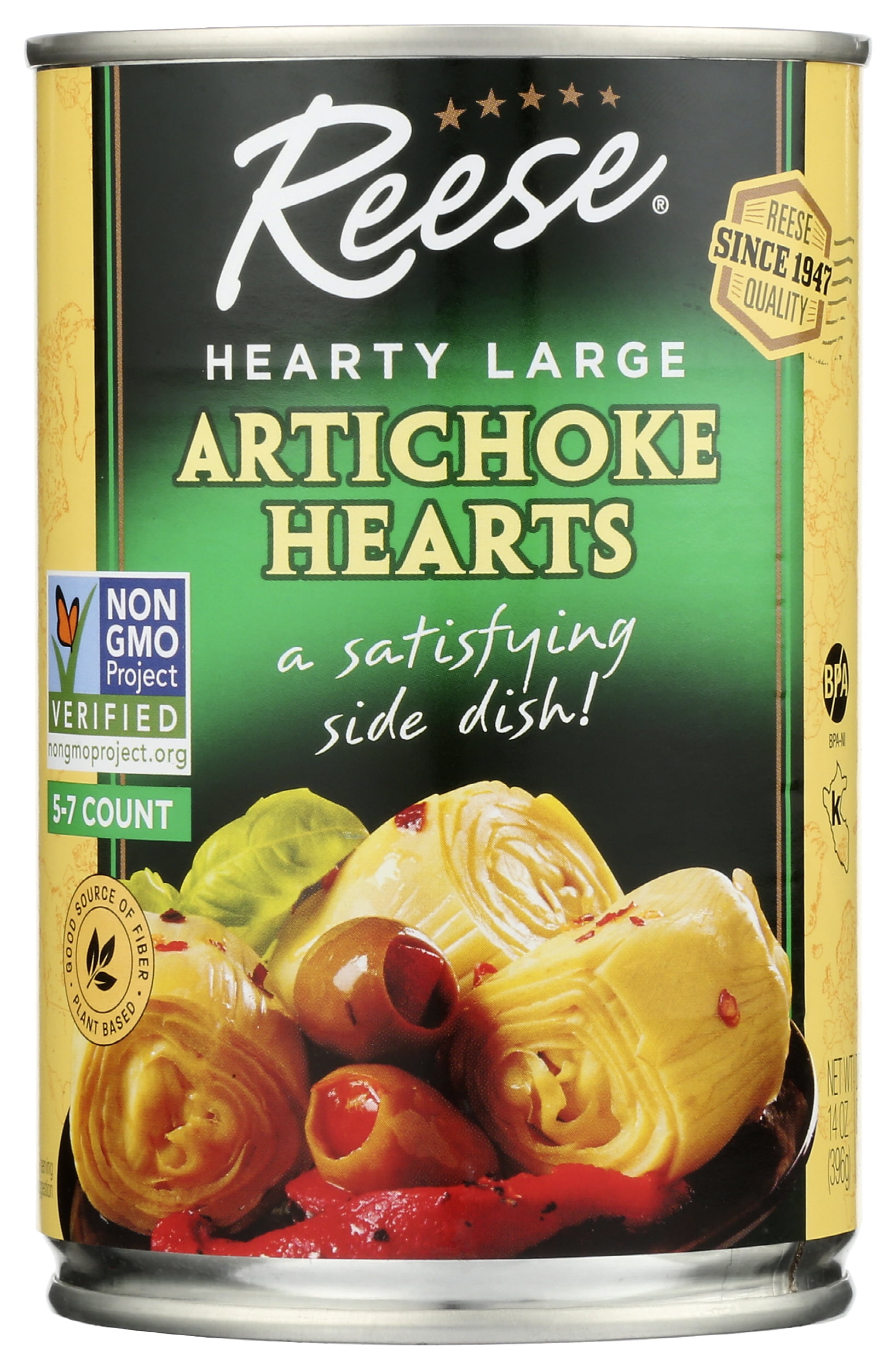Pack of 12, Reese Hearty Large Artichoke Hearts, 14 oz