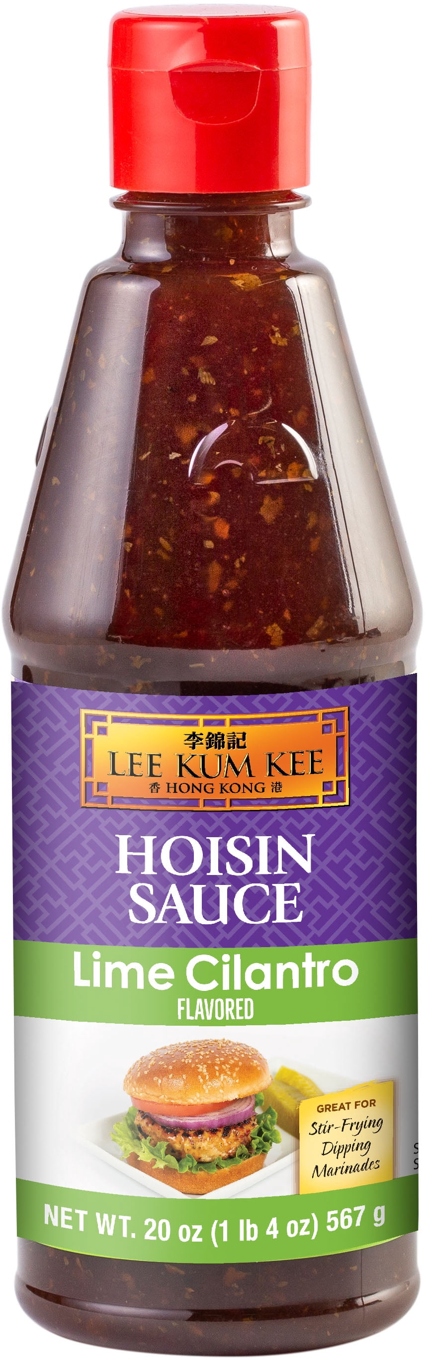 (Pack Of 6) Lee Kum Kee Sauce Hoisin Lime Cilantro 20 Oz