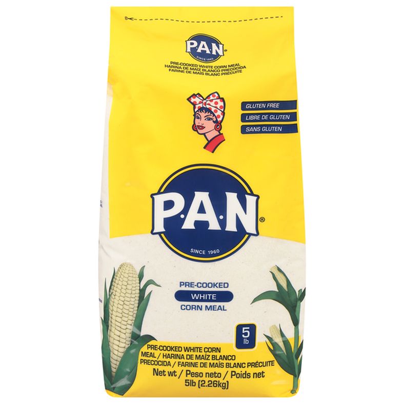 P.A.N. Corn Meal, Pre-Cooked, White