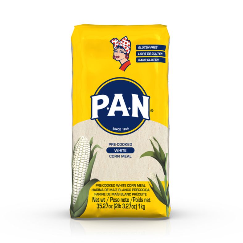 P.a.n. Precooked Corn Meal, White