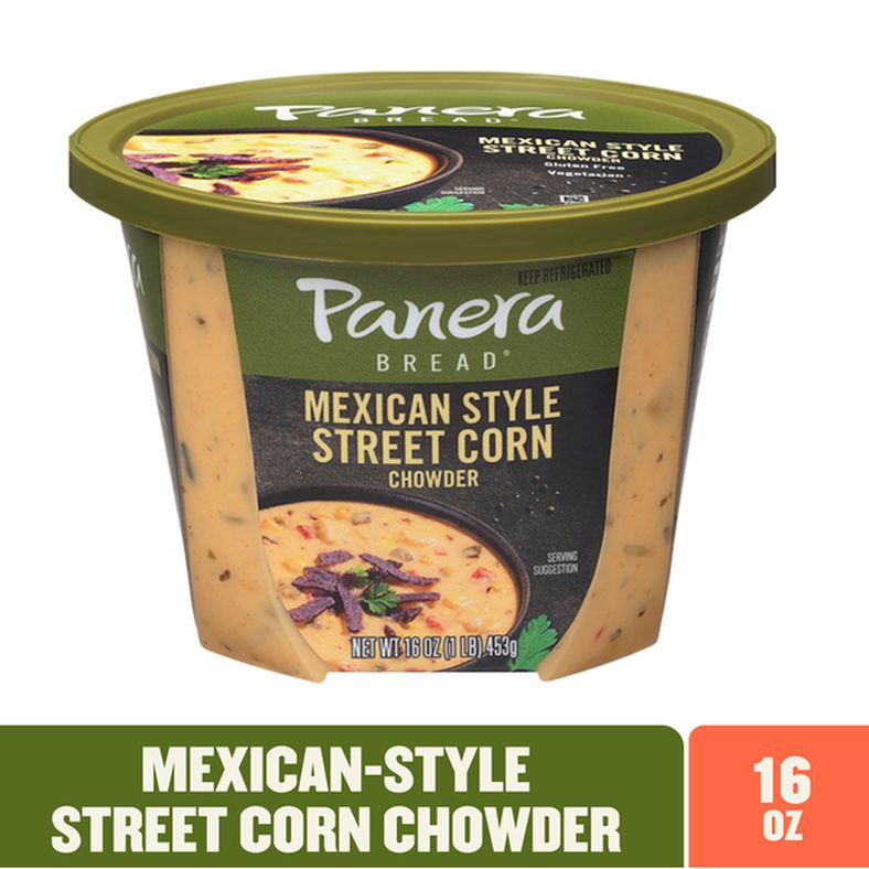 Panera Bread Mexican Style Street Corn Chowder Soup Cup (Gluten Free)