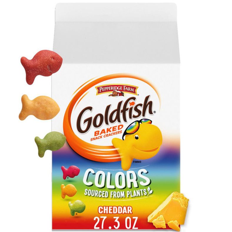 Pepperidge Farm Goldfish Colors Cheddar Cheese Crackers