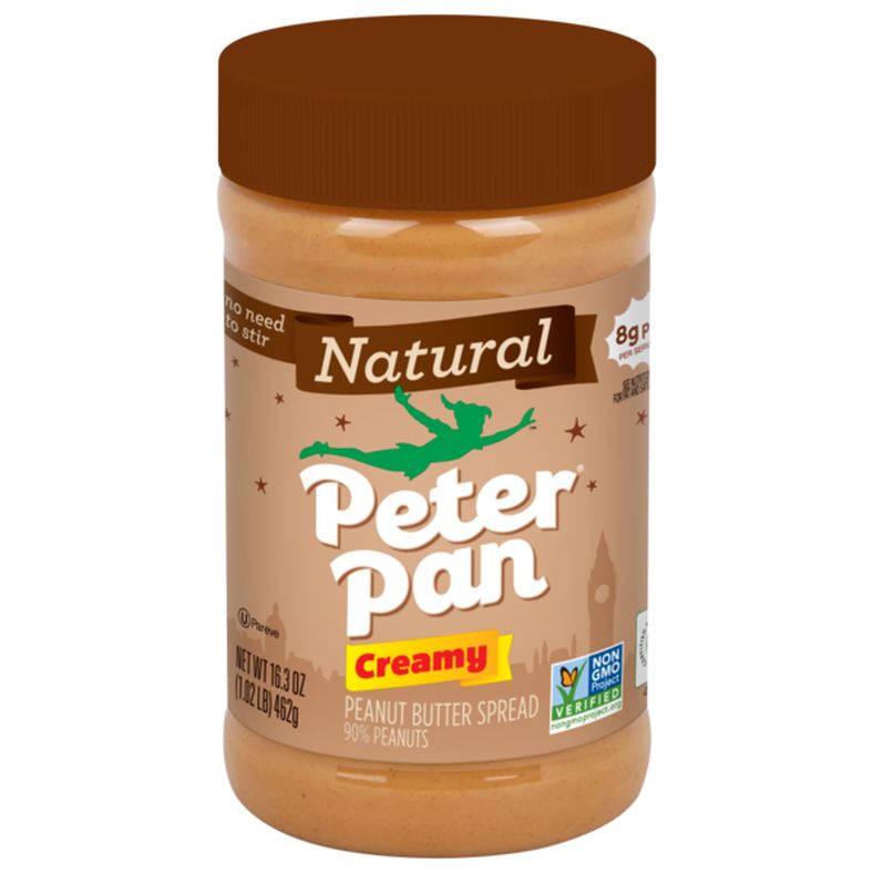Peter Pan Natural Creamy Peanut Butter Spread, no high-fructose corn syrup