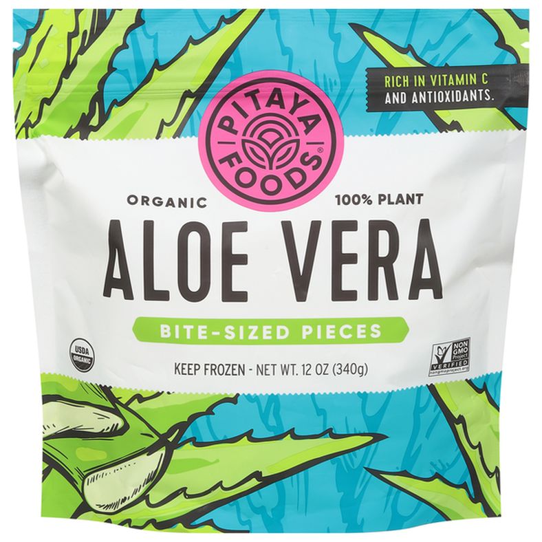 Pitaya Foods Aloe Vera, Organic, Bite-Sized Pieces