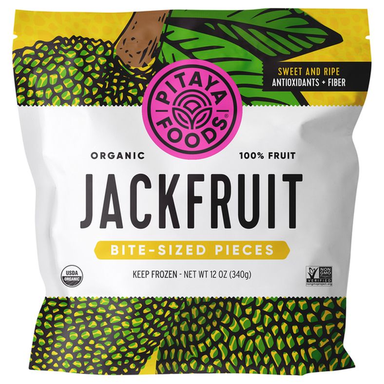 Pitaya Foods Organic Ripe Jackfruit Bite-Sized Pieces