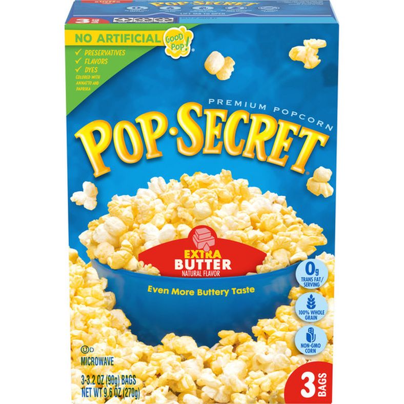 Pop Secret Extra Butter Microwave Popcorn