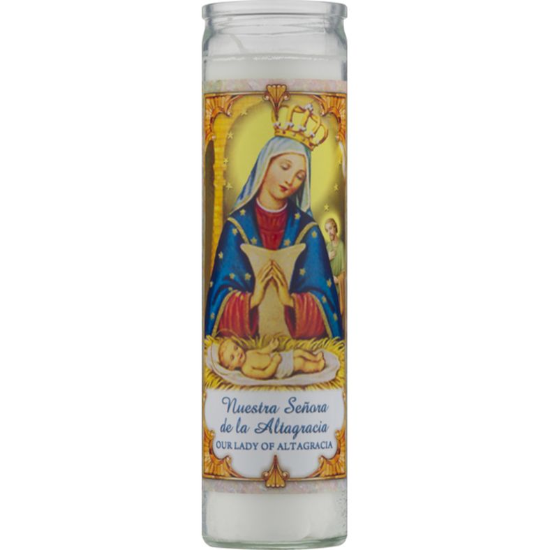 Prayer Candle Co. Our Lady Of Altagracia 8" Candle