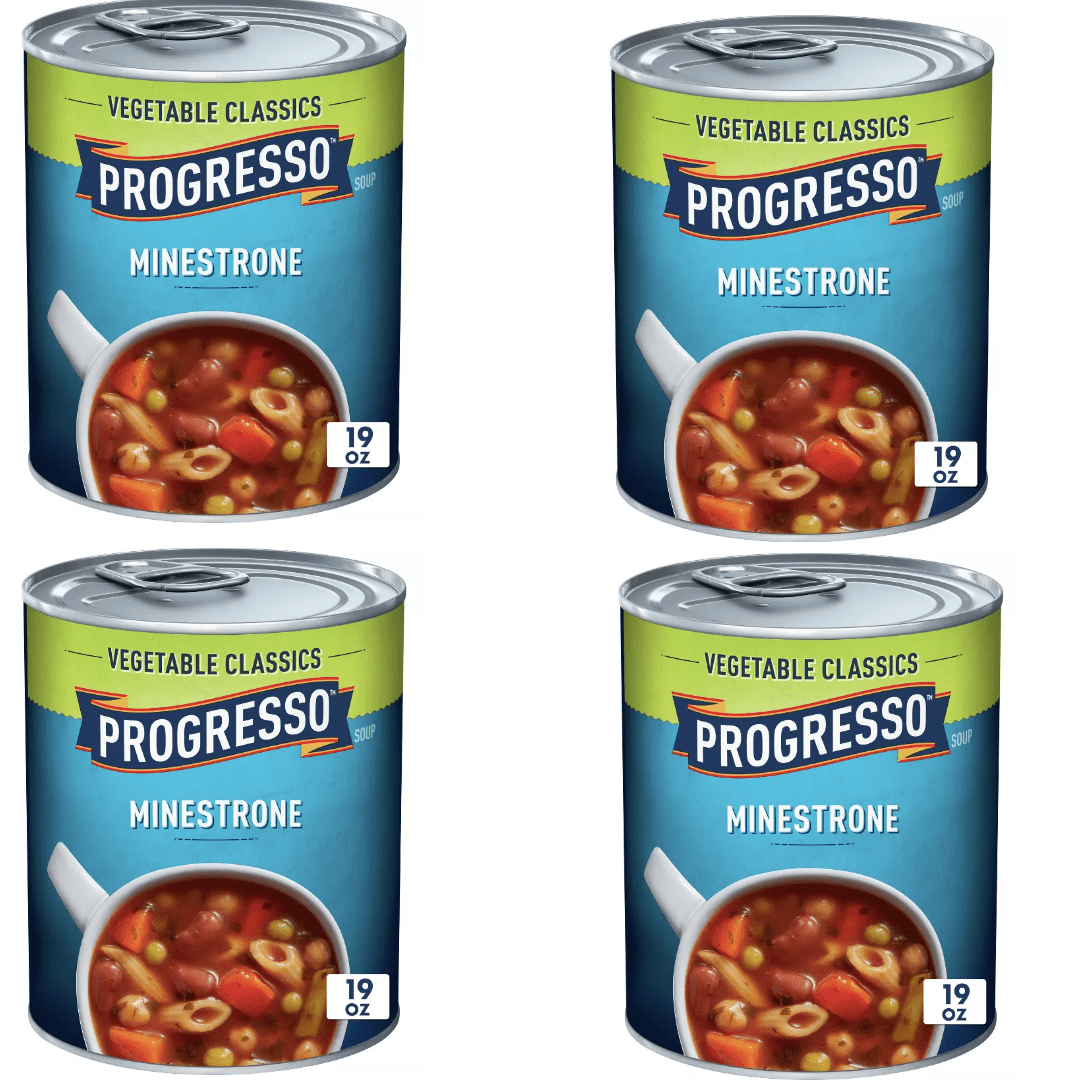 Progresso Vegetable Classics Minestrone Soup - 19oz pack of 4