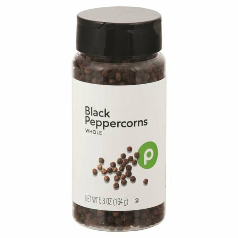 Publix Black Peppercorns, Whole