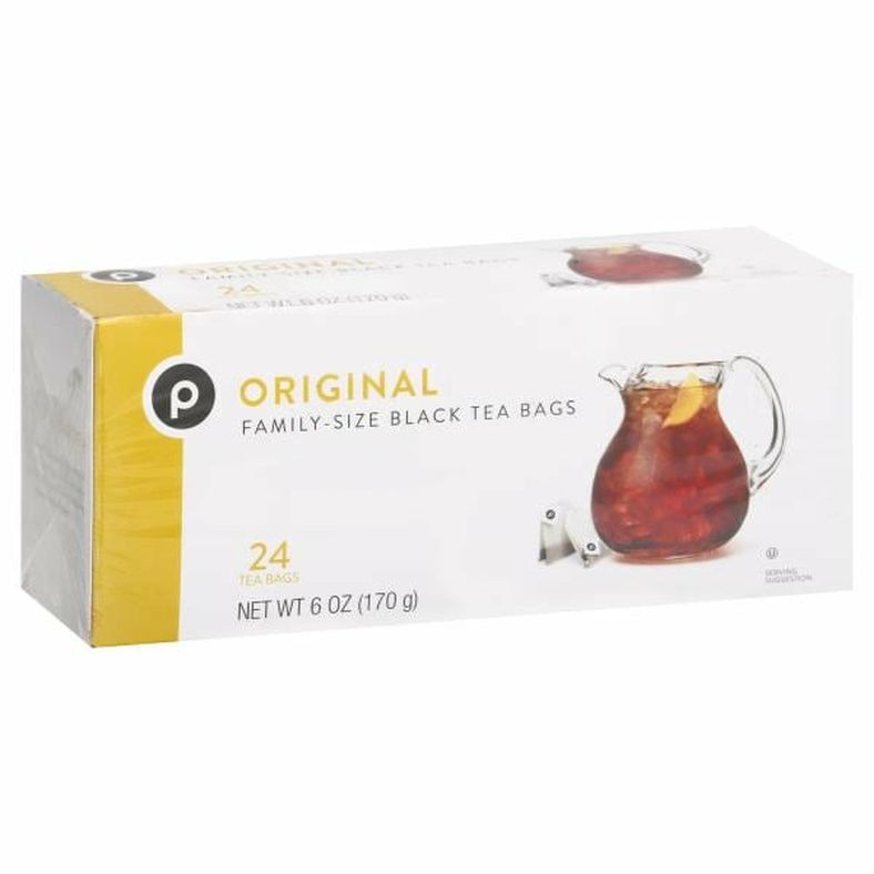 Publix Black Tea, Original, Bags, Family-Size