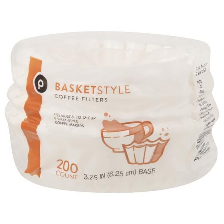 Publix Coffee Filters, Basket Style, 3.25 Inch