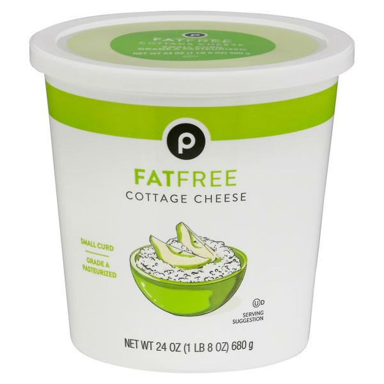 Publix Cottage Cheese, Fat Free, Small Curd