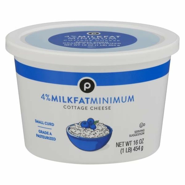 Publix Cottage Cheese, Small Curd, 4% Milkfat Min