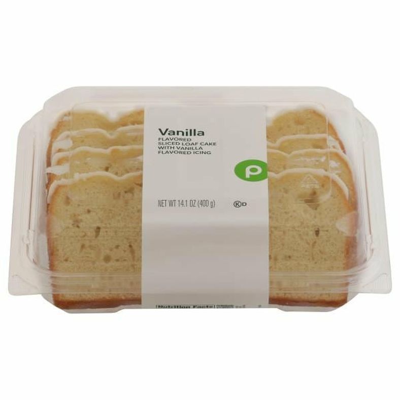 Publix Loaf Cake, Sliced, Vanilla