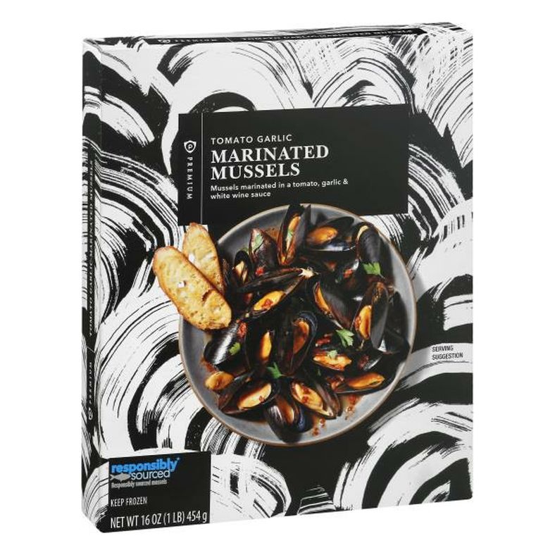 Publix Marinated Mussels, Tomato Garlic