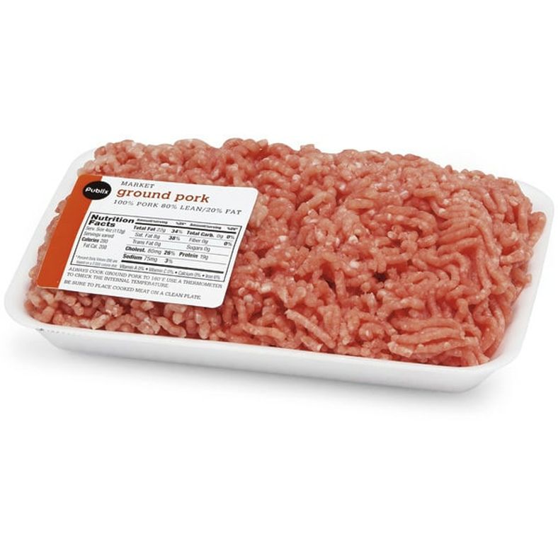 Publix Pork Market Ground, Ground Fresh Daily