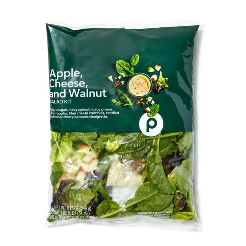 Publix Salad Kit, Apple, Cheese & Walnut