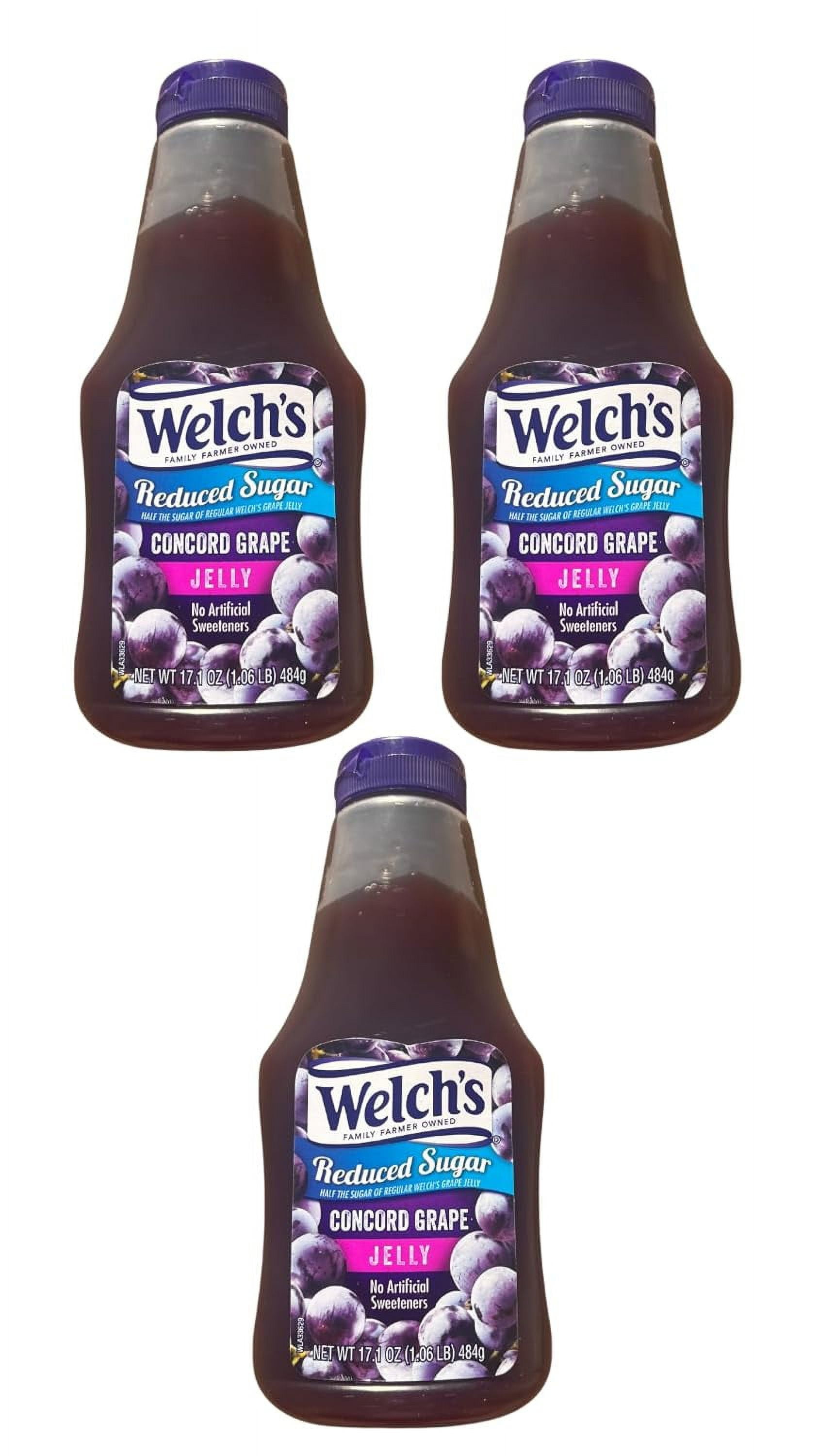 Reduced Sugar Grape Jelly 17.1 oz (Pack of 3)