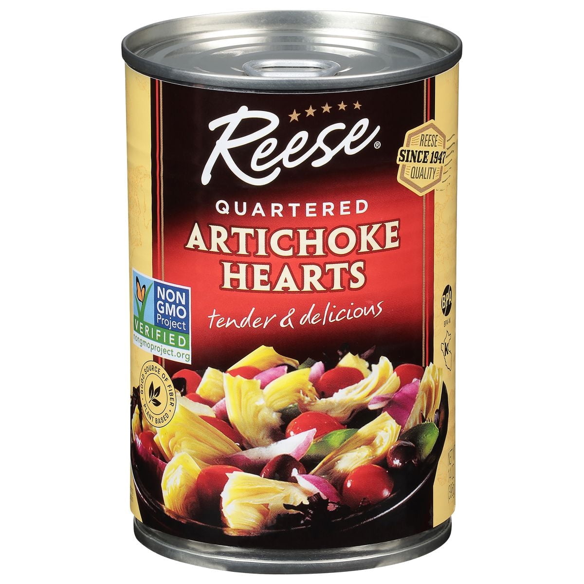 Reese Quartered Artichoke Hearts, 14 oz Can (Pack of 2)