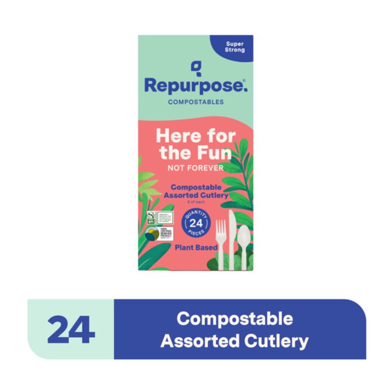 Repurpose Compostable Assorted Cutlery, 24 CT
