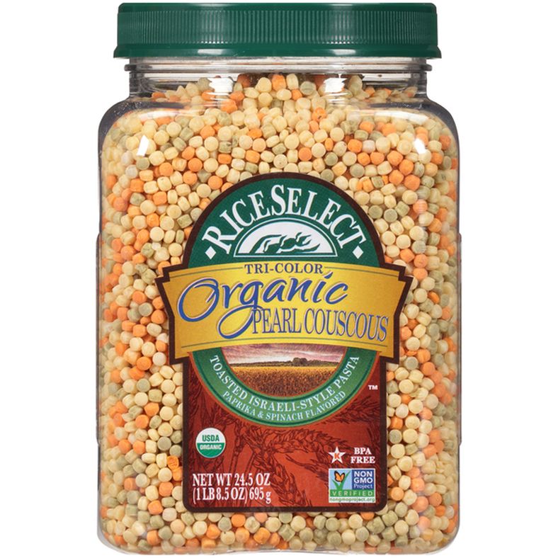 RiceSelect Organic Tri-Color Pearl Couscous