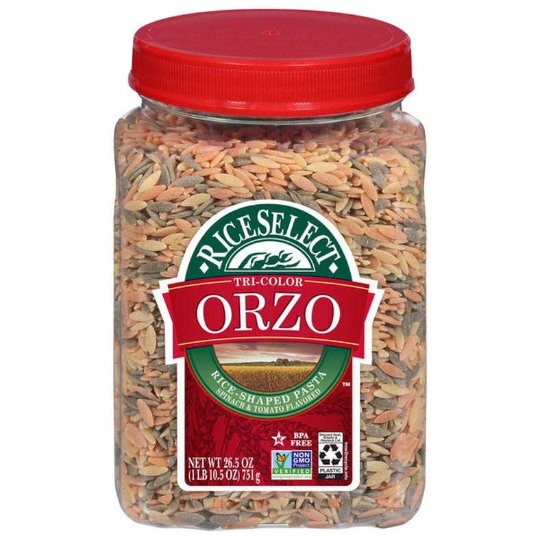 RiceSelect Tri-Color Orzo