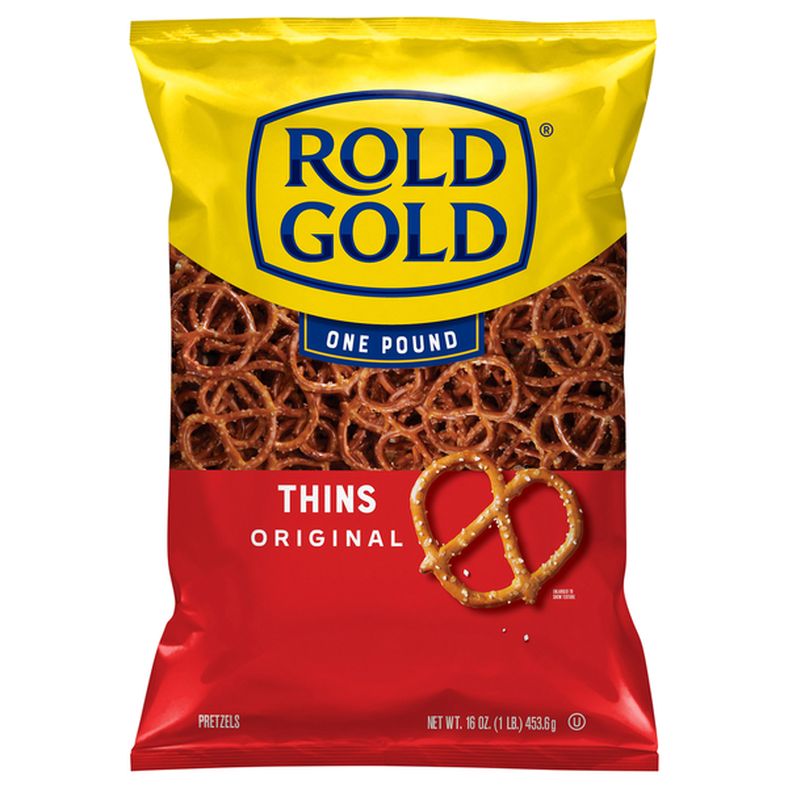 ROLD GOLD Pretzels, Original, Thins - Available at Key Food on StoresGo