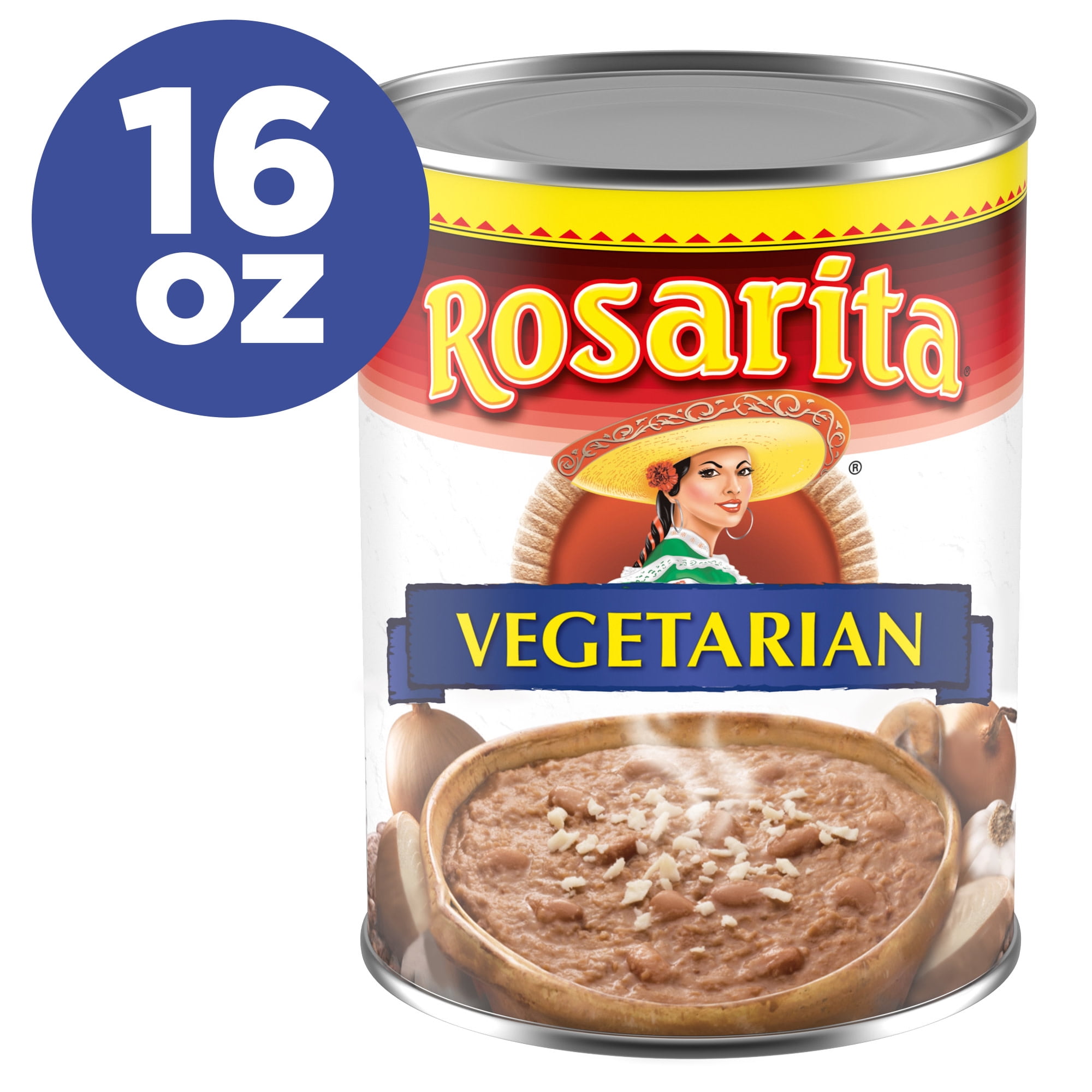 Rosarita Vegetarian Refried Beans, 16 oz.